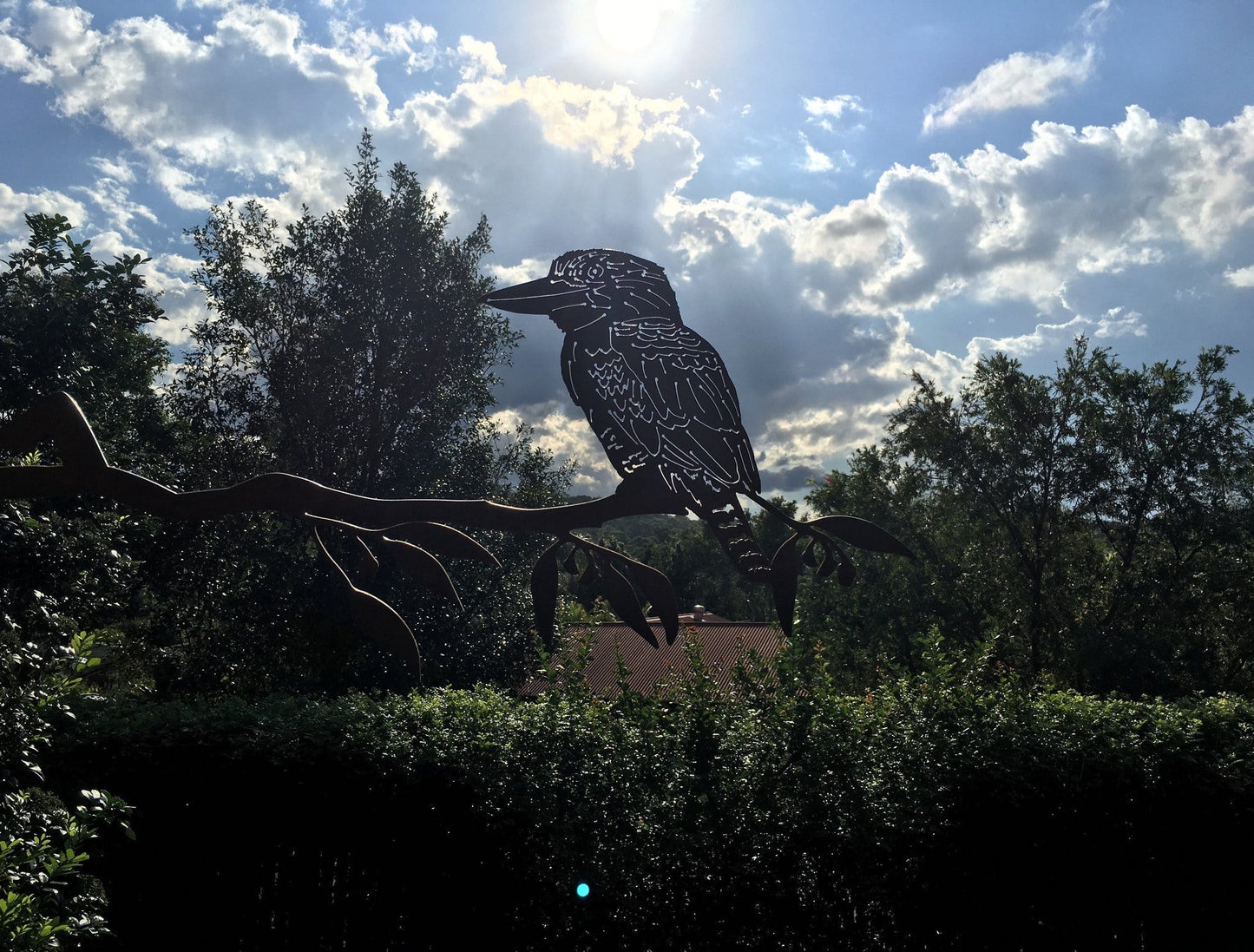 Metal Kookaburra made from weathering steel (Corten) - Australian Custom Metalwork Designs