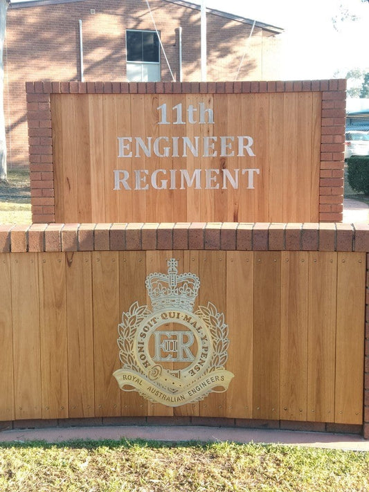 Barracks Work Royal Australian Engineers Badge